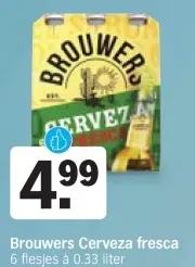 Aanbieding: Brouwers Cerveza fresca