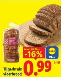 Aanbieding: Tijgerbruin vloerbrood
