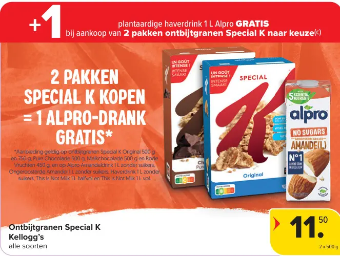 Promotie: Ontbijtgranen Special K