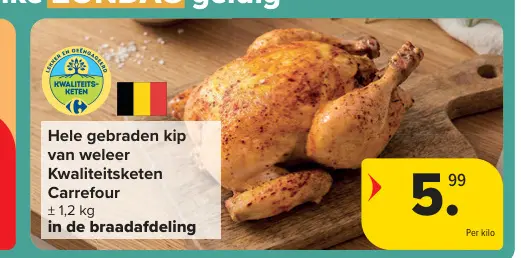 Promotie: Hele gebraden kip