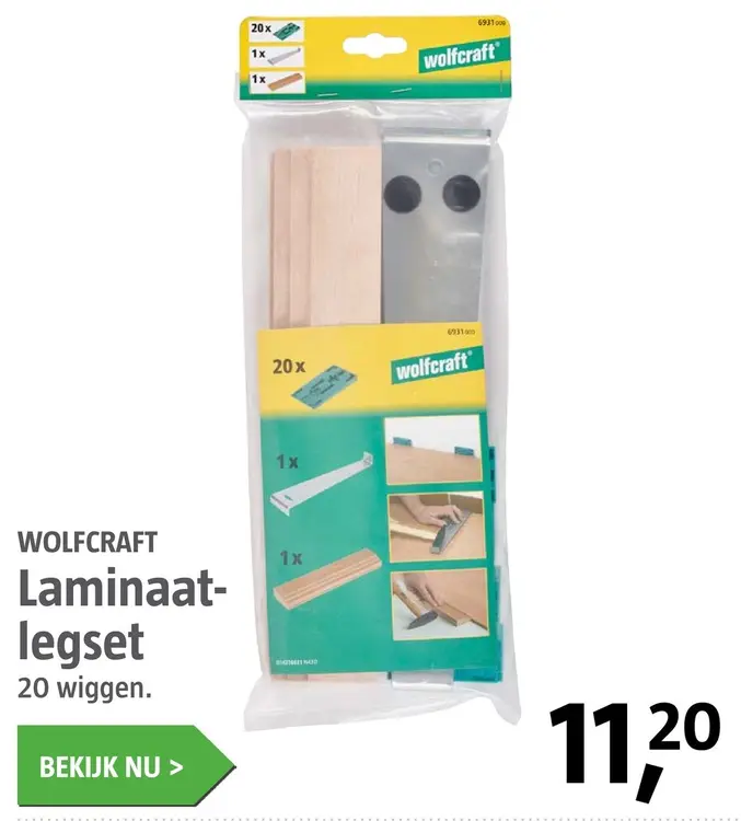 Aanbieding: Laminaat-legset