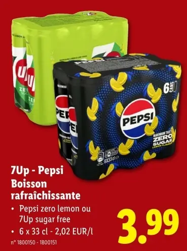 Offre: Boisson rafraîchissante