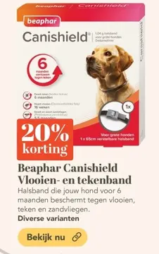 Aanbieding: Beaphar Canishield Vlooien- en tekenband