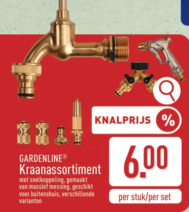 Promotie: Kraanassortiment