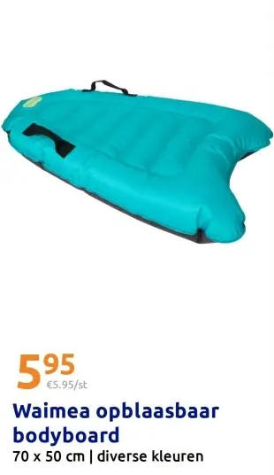 Promotie: opblaasbaar bodyboard