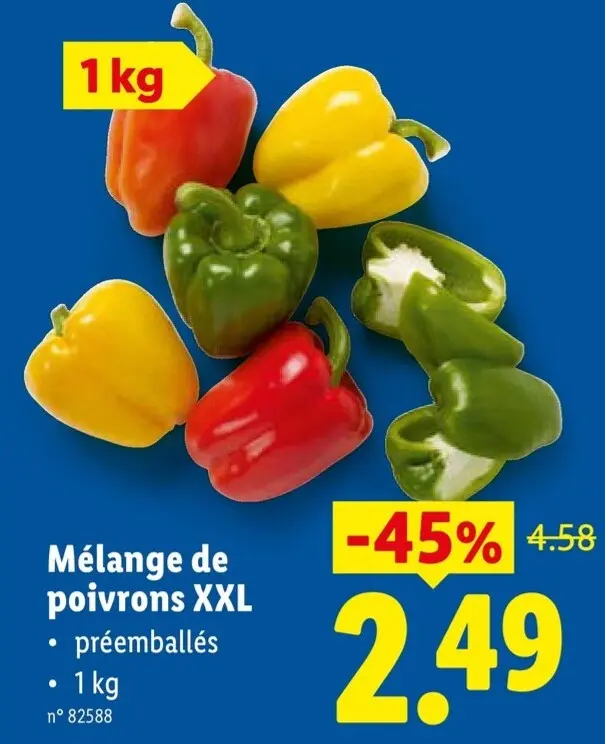 Offre: Mélange de poivrons XXL
