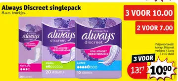 Aanbieding: Always Discreet singlepack