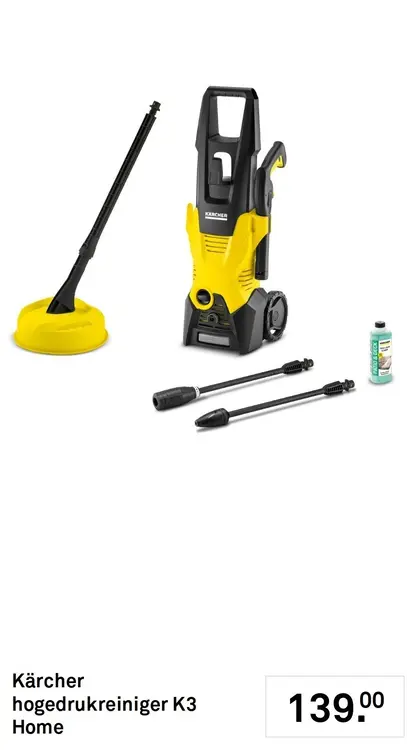 Aanbieding: Hogedrukreiniger K3 Home