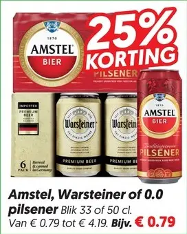 Aanbieding: Pilsener of 0.0
