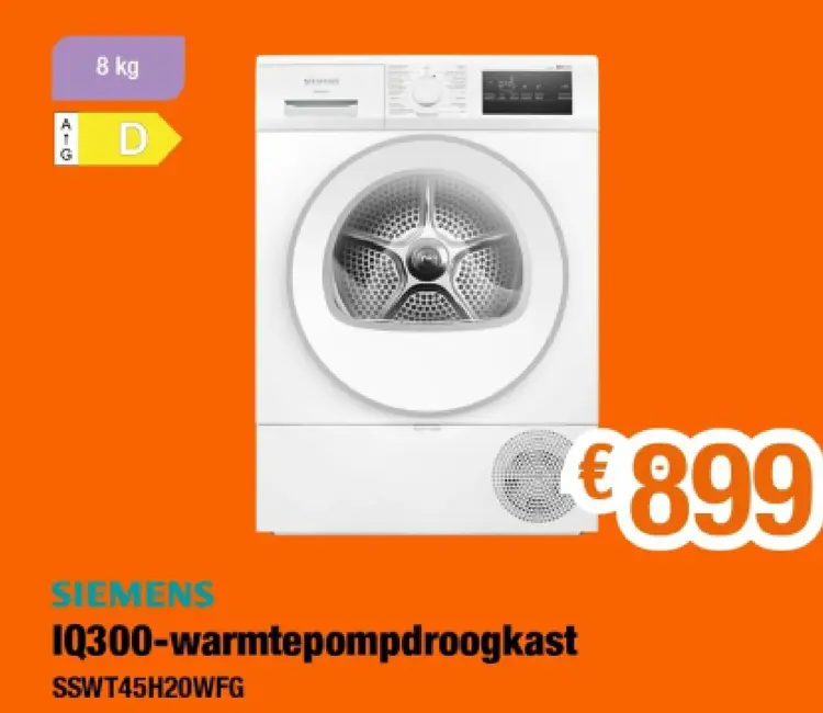 Promotie: IQ300-warmtepompdroogkast