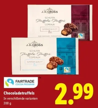 Aanbieding: Chocoladetruffels