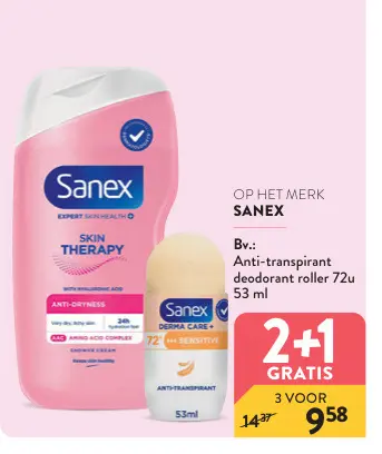 Promotie: Sanex Anti-transpirant deodorant roller