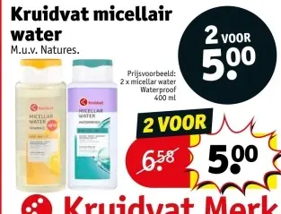 Promotie: micellair water