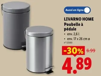 Offre: Poubelle à pédale