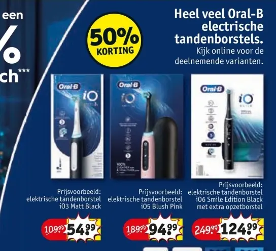 Aanbieding: Oral-B elektrische tandenborstels