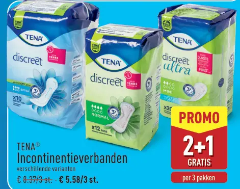 Promotie: Incontinentieverbanden