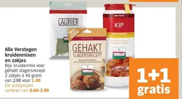 Aanbieding: Verstegen kruidenmixen en zakjes