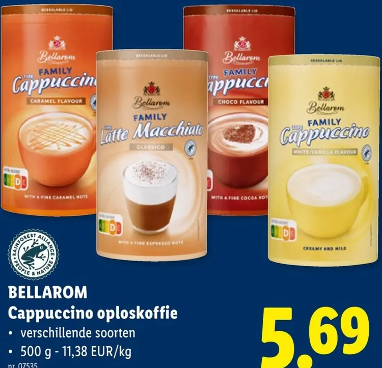 Promotie: Cappuccino oploskoffie