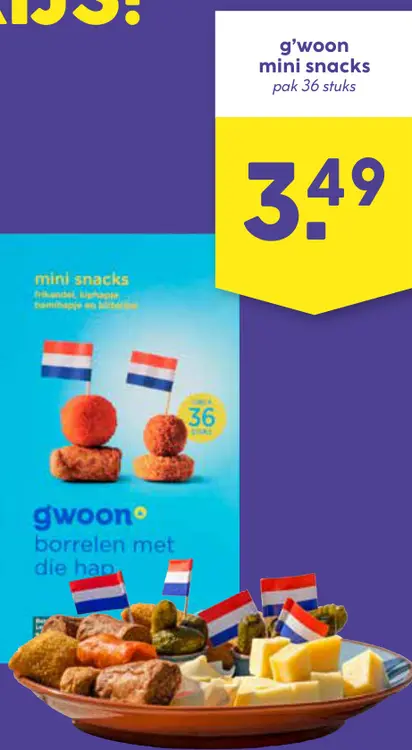 Aanbieding: Mini snacks