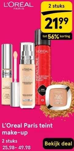 Aanbieding: Teint make-up