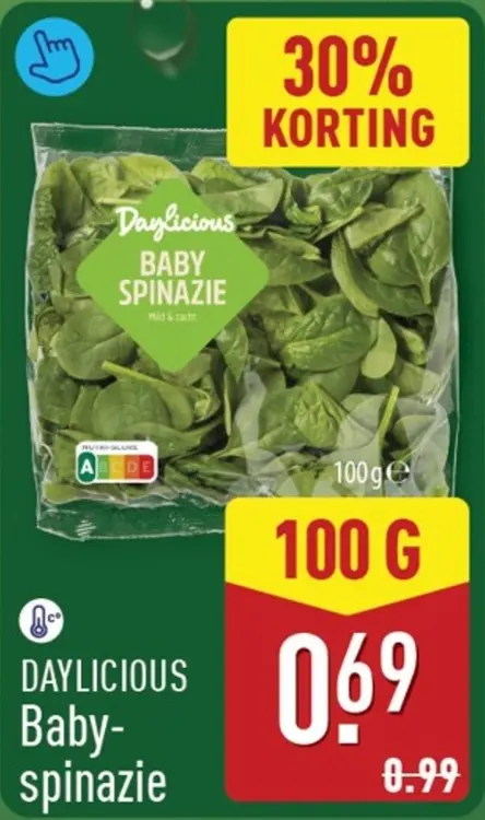 Aanbieding: Baby-spinazie