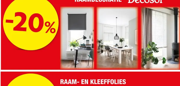 Promotie: Raamdecoratie