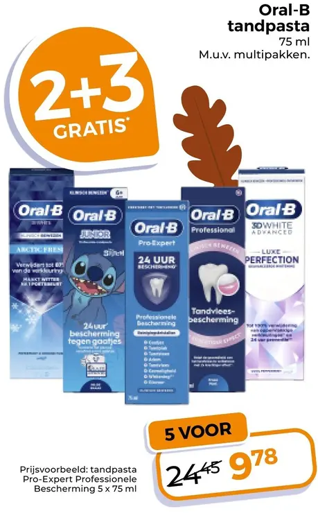 Aanbieding: Oral-B tandpasta
