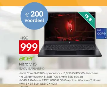 Aanbieding: Nitro v 15