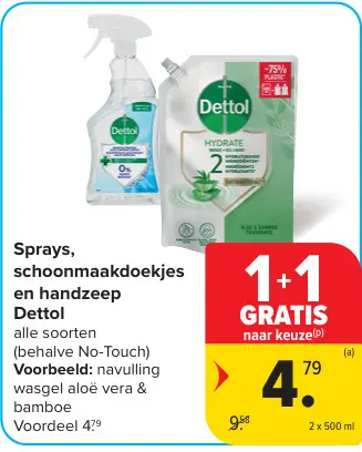 Promotie: Sprays, schoonmaakdoekjes en handzeep