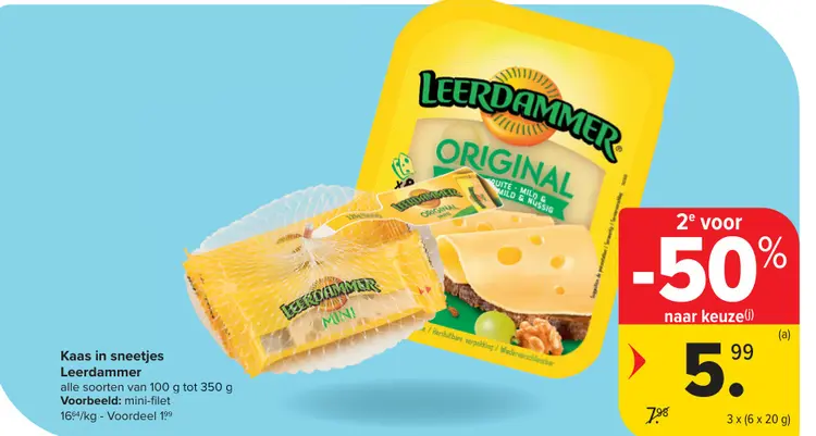 Promotie: Kaas in sneetjes