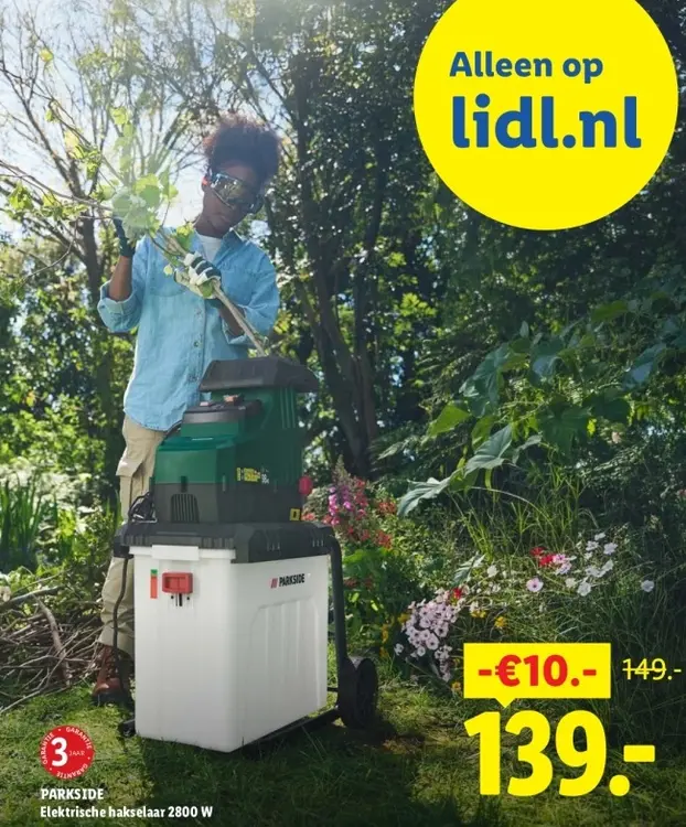 Aanbieding: Elektrische hakselaar