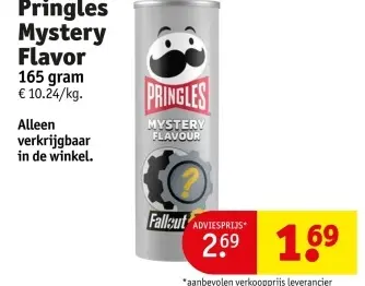 Promotie: Pringles Mystery Flavor