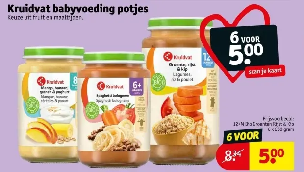 Aanbieding: Kruidvat babyvoeding potjes