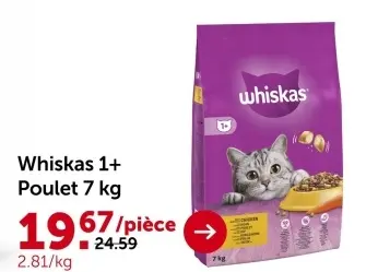 Offre: Whiskas 1+ Poulet