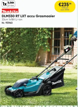Aanbieding: DLM330 RT LXT accu Grasmaaier