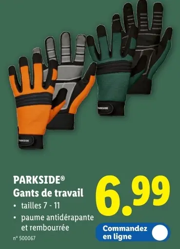 Offre: Gants de travail