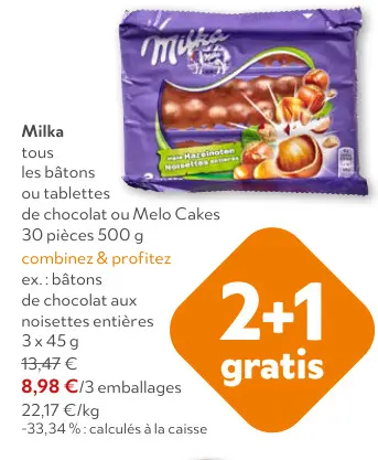 Offre: Milka