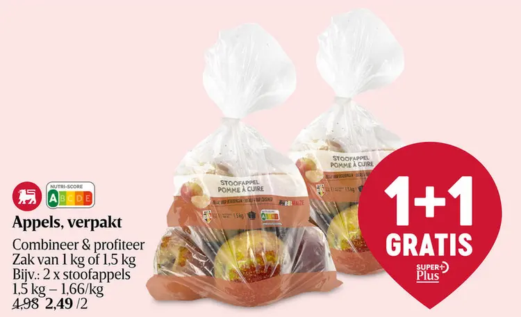 Aanbieding: Appels, verpakt
