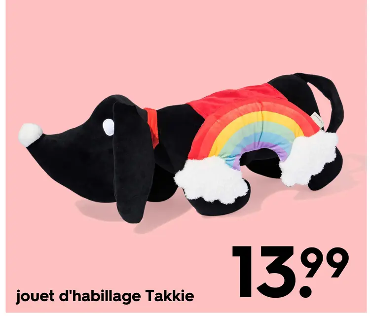 Offre: jouet d'habillage Takkie