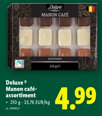 Promotie: Manon café-assortiment