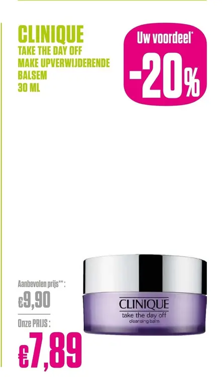 Promotie: Take the day off cleansing balm