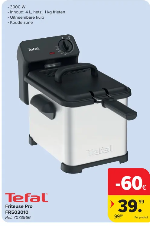 Promotie: Friteuse Pro FR503010