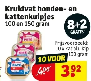 Promotie: Kruidvat honden- en kattenkuipjes