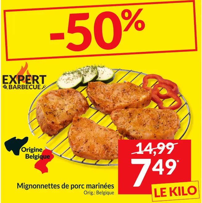 Offre: Mignonnettes de porc marinées