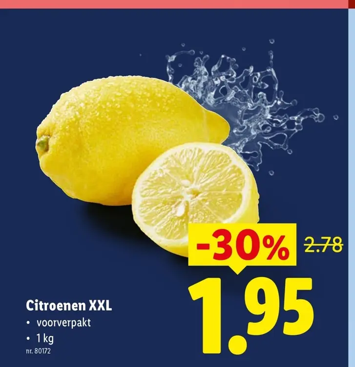 Promotie: Citroenen XXL