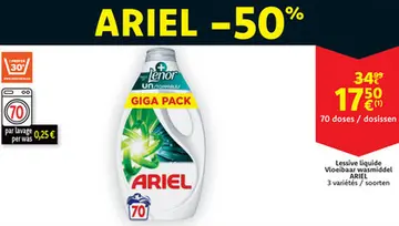Offre: Lessive liquide / Vloeibaar wasmiddel