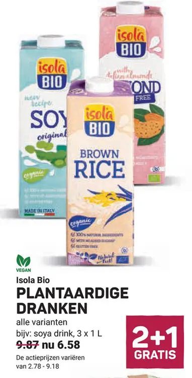 Aanbieding: Plantaardige dranken