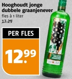 Aanbieding: Hooghoudt jonge dubbele graanjenever