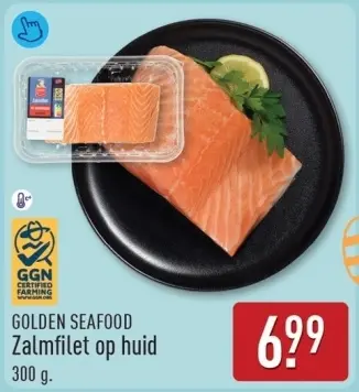 Aanbieding: Zalmfilet op huid