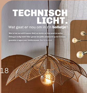 Aanbieding: Hanglamp Piere beige 54cm